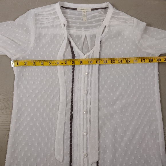 Matilda Jane Swiss Dot Sheer Top - Picture 5 of 9